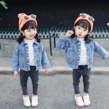 Heart Pattern Denim Jacket For Girls Casual Style Girls Coats For Kids,  Ideal For Spring, Autumn, And Winter Available In Sizes 6 14 210528 From  Bai08, $21.97 | DHgate.Com