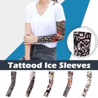 ครีมกันแดด Anti-UV Tattoo แขนแขนแขนน้ำแข็งแขน Protector ตกปลากลางแจ้งครีมกันแดดแขน UV Block Camping Tattoo Decor-sdfwerwewewq