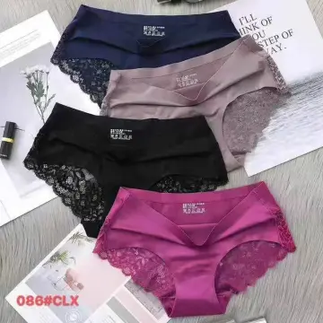 FINETOO 3pcs/set Lace Floral Design Pantys Sexy Underwear For Women Hollow  Out Panty Solid Color Hot Briefs Intimate Ladies Summer