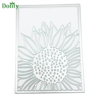 Dolity ดอกทานตะวันตายดอกไม้ตัดการตัดตายสำหรับอัลบั้มรูปทำการ์ดทำมือกระดาษ