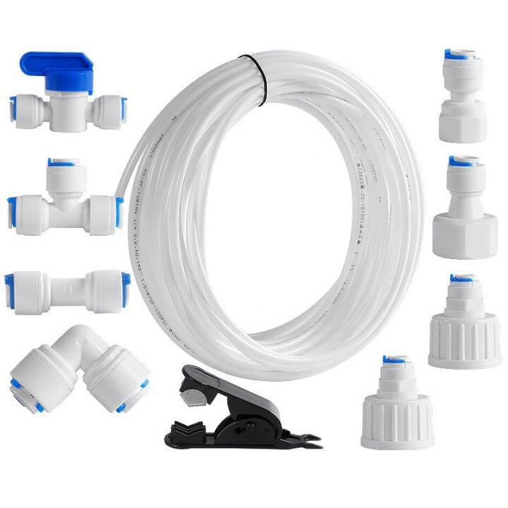 【Hot】POM 1/4 " Water Purifier Quick Connector+PE Pipe Combination Pipe