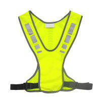 Lengyou เสื้อกั๊กสะท้อนแสง Ultra-Thin Elastic Adjustable Comfortable Breathable High Visibility Unisex Cycling Safety Jacket Outdoor Sports Waistcoat For Night Running Practical เสื้อกั๊กสะท้อนแสง