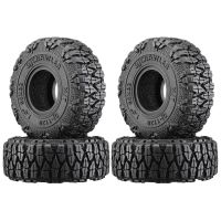 4Pcs 60mm 1.0In Super Soft Rubber Wheel Tire Tyre for 1/18 1/24 RC Crawler Car Axial SCX24 AX24 Traxxas TRX4M FMS FCX24