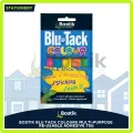 BOSTIK Blu Tack Colour Reusable Multi-purpose Adhesive 75g Ideal and Alternative to Drawing Pins and Sticky Tape, Non-Toxic Strips. 