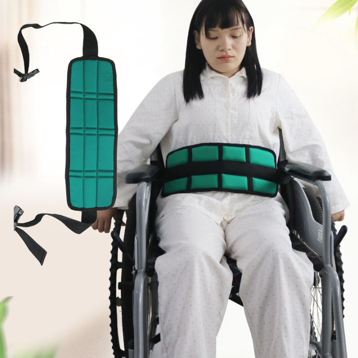 h-amp-a-ขายดี-เข็มขัดนิรภัย-สำหรับรถเข็น-ป้องกันผู้ป่วยตก-wheelchair-seat-belt-restraint-wheelchair-safety-harness