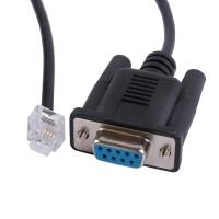 DB9กับสายอะแดปเตอร์อนุกรม RS232 RJ12ที่ RJ11สำหรับ940-0144A APC PDU