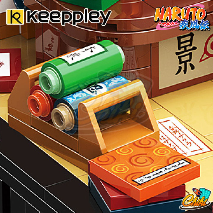 ตัวต่อ-keeppley-k20506-โฮคาเงะรุ่นที่-5-ซึนาเดะ-กับ-ซากุระ-ในห้องทำงานโฮคาเงะ-งานลิขสิทธ์เเท้-ของแท้