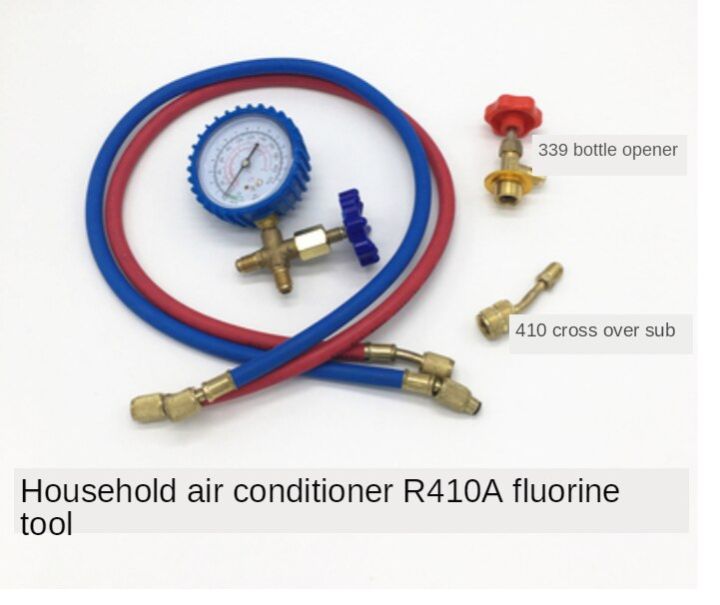 ชุด R410A ฟลูออไรด์เครื่องมือ,สารทำความเย็น,ครัวเรือนเครื่องปรับอากาศ Refrigerant,ความดันวาล์วความปลอดภัย