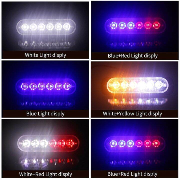 12v-24v-6led-light-flash-emergency-car-vehicle-warning-strobe-flashing