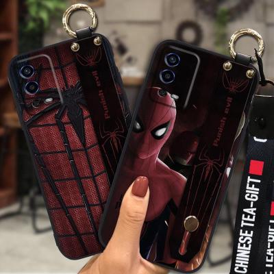 Durable Fashion Design Phone Case For OPPO A55 4G Anti-dust Lanyard New Arrival New Original Cover Wrist Strap Silicone