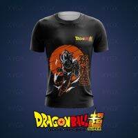 2023 In stock short t-shirts  sleeve harajuku 3d print dragon ball z cartoon mens clothing cool anime oversized t-shirt  top，Contact the seller to personalize the name and logo