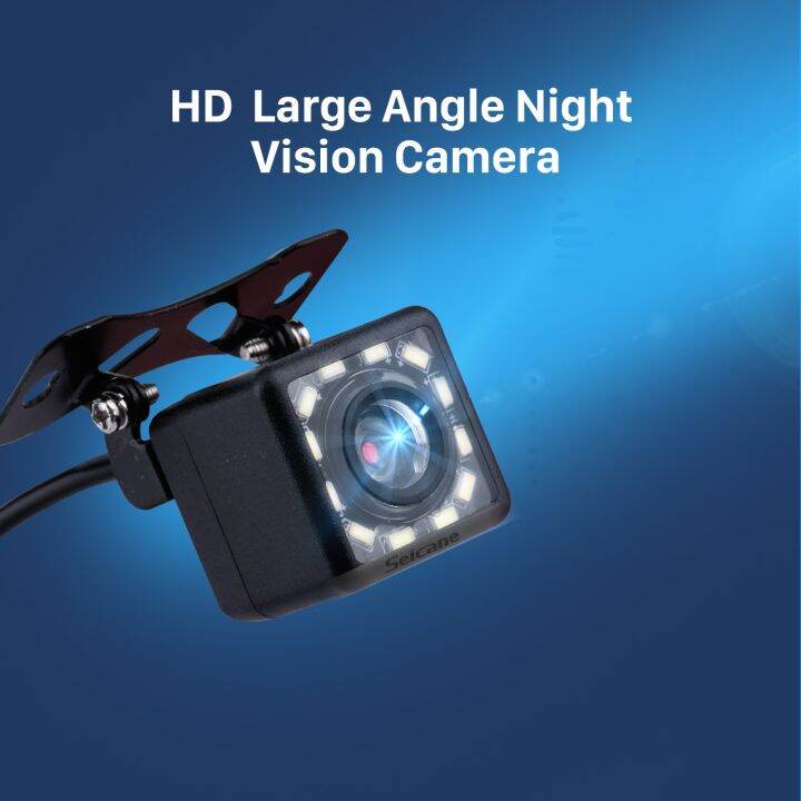 FELLOSTAR Car Backup Camera, Rear View Camera Ultra HD 4 LED Night Visionwaterproof Reverse Camera 170 Wide View Angel With Mount Brackets For Universal Cars B0967s6ccx