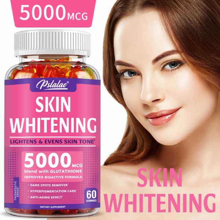 Whitening Skin Gummies 5000MCG mixed with glutathione, improved ...