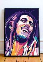 Bob Marley งานศิลปะโปสเตอร์ศิลปะบนผนังมืออาชีพ Mercise More X ไอเดียของขวัญ