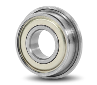 F605Z ( 5 x 14 x 5 mm. )  Ball bearing  with Flange 605-ZZ/F  ลูกปืนเม็ดกลม ฝาปิดเหล็ก มีปีก = 1 ตลับ