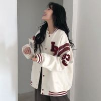 Baseball uniform female in the spring of 2022 the new easing han edition student harajuku jacket coat ins tide restoring ancient ways