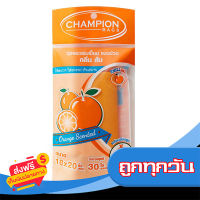 ส่งฟรี ส่งเร็ว Champion แชมเปี้ยน ถุงขยะแบบม้วน กลิ่นส้ม 18x20 นิ้ว 30 ใบ (4 แพ็ค) เก็บปลายทาง