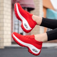 Fashion Breathable sports shoes wedges sneakers shoes wedges shoes Women casual shoes Mesh shoes platform shoes Kasut