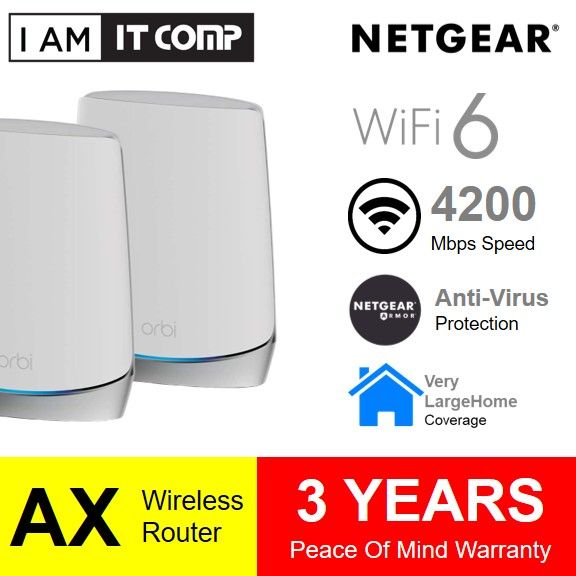 NETGEAR Orbi WiFi 6 System AX4200