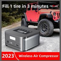 Wireless Car Air Pump Portable Air Compressor Super Power Metal Air Pump For Car Motorcycles Bicycle Electric Tire Inflator SUV Air Compressors  Infla