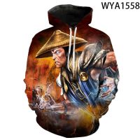 Men Women Children Fashion Hoodies Mortal Kombat 3D Printed Sweatshirts Pullover Long Sleeve Boy Girl Kids Streetwear Coat