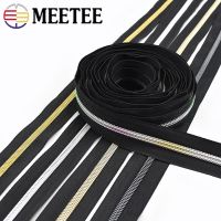 ▦▫ 20/30Meters 3 5 Black Nylon Zippers Tape Roll Continuous Zip Bag Jacket Clothes Luggage Zips Repair Kit DIY Sewing Accessories