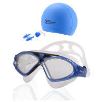 Swimming glasses Swim Caps Ear Plug Professional Anti-Fog Diving eyewear Super big arena Waterproof Swimming goggles