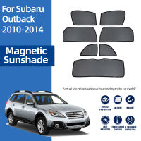 สำหรับ Subaru ชนบทห่างไกล BR 2009-2014แม่เหล็กม่านบังแดดรถยนต์โล่ด้านหน้ากระจกกรอบม่านด้านหลังหน้าต่างด้านข้างสีอาทิตย์ Visor