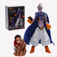 ดราก้อนบอล Mr. Satan Hercule &amp; Majin Buu อนิเมะโมเดลคอลเลกชันของเล่นตุ๊กตาแกะสลัก