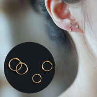 GOLDtutu 2021 New Design Really 9k Gold Mini Earrings for Women Fashion Jewelry