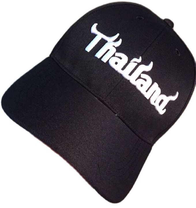 หมวกปัก-thailand-ปักนูน-หมวกไทยแลนด์-หมวกแก๊ป-ปักหน้า-หลัง-พร้อมส่ง