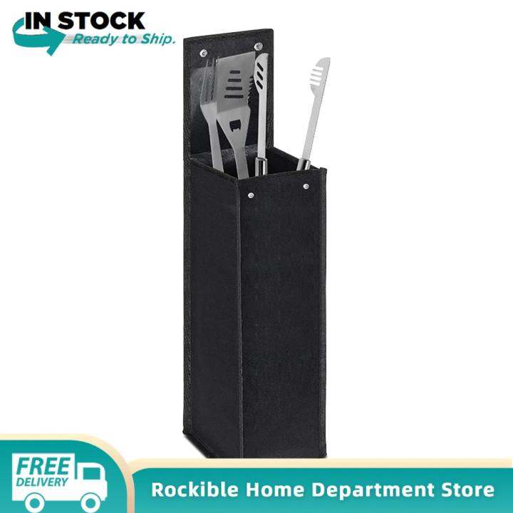 rockible BBQ Storage Bag Barbecue Utensils Organizer Multi Purpose