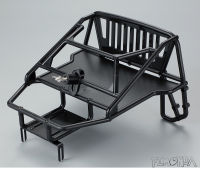 RC Cherokee Forward-Cab Body Rear Cage &amp; 313mm Wheelbase Complete Frame Chassis for 110 RC Crawler Traxxas TRX4 SCX10 II Redcat