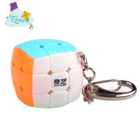 Creative Key Chain Mini 3*3 Small Vivid Color Magic Cube Children Educational Toy ลูกบิด รูบิคผึกสมอง ทรงลูกบาศก์ ฝึกสมอง เพิ่มไอคิว ลื่น ทน