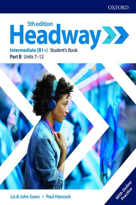 bundanjai-หนังสือคู่มือเรียนสอบ-headway-5th-ed-intermediate-student-s-book-b-online-practice-p