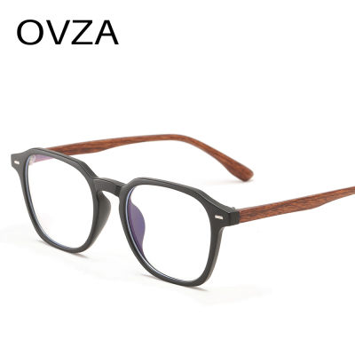 OVZA แฟชั่นแว่นตาป้องกันแสงสีฟ้าชาย2022สี่เหลี่ยมผืนผ้ากรอบแสงป้องกันความเมื่อยล้าคอมพิวเตอร์แว่นตา S6070