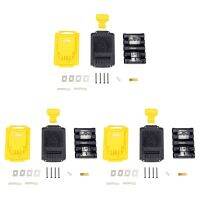 3x เคสพลาสติกสำหรับ Dewalt 20V Dcb201 Dcb203 Dcb204 Dcb200ฝาครอบ Li-Ion 18V สำหรับ3a 4a 5a