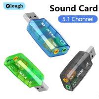 Elough Mini External Sound Card Usb To 3.5mm Mic Headphone Jack Stereo Headset Sound Card Audio Adapter Speaker Interface For PC