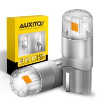 AUXITO 2x T10 W5W Led Canbus Super Bright Orange LED Car Parking Lights Interior Reading Dome Lamp License Plate Light For BMW