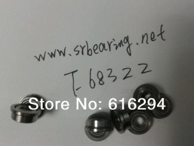 Free shipping---F683ZZ flange bearings 3*7*3mm ABEC-5 20PCS F683ZZ bearing