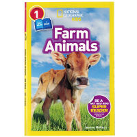 English original picture book National Geographic Kids Readers: farm animals National Geographic grading reading elementary level 1 English Enlightenment picture book for young children