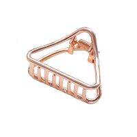 Korean Version of Alloy Geometric Triangle Hairpin Simple tail Grab Clip Metal Hair Clip Headdress Hair Accessories