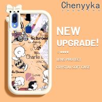 เคส Chenyyka สำหรับ VIVO Y95 Y91 Y91i เคสลายการ์ตูนสนูปี้สีสันสดใสเคสเลนส์กล้องถ่ายรูปลายสัตว์ประหลาดน้อยน่ารักเคสความคิดสร้างสรรค์โปร่งใสเคสกันกระแทกแบบใสนิ่มปลอกซิลิโคน