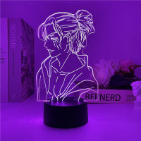 Anime Attack on Titan 3d Lamp Erwin Smith Light for Bedroom Decoration Kids Gift Attack on Titan LED Night Light Erwin Smith