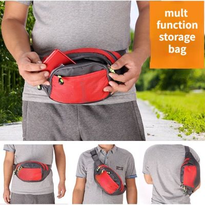 Unisex Waterproof Running Bag Outdoor Fitness Sports Waist Bag Body-fitting Mobile Phone Running Belt Travel Riding Fanny Pack Running Belt