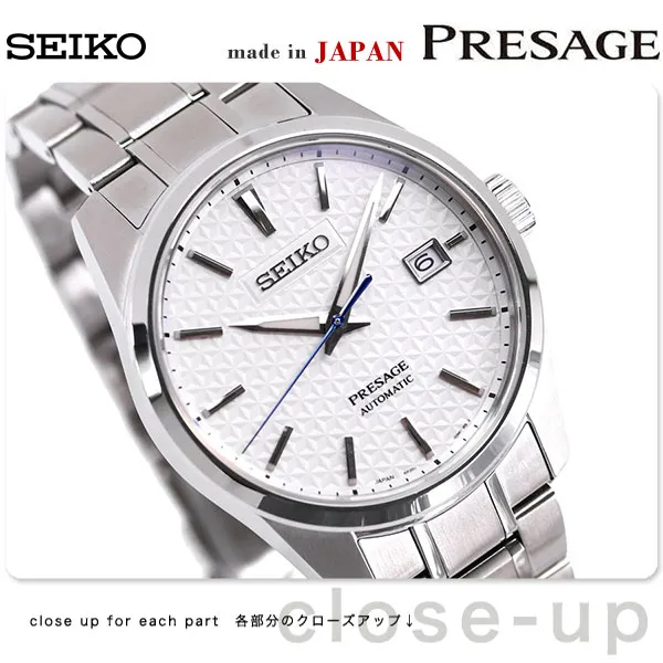 JDM] BNIB Seiko Presage SARX075 Japan Domestic Model Sharp Edged Automatic  with manual winding capacity White Dial Men watch | Lazada Singapore