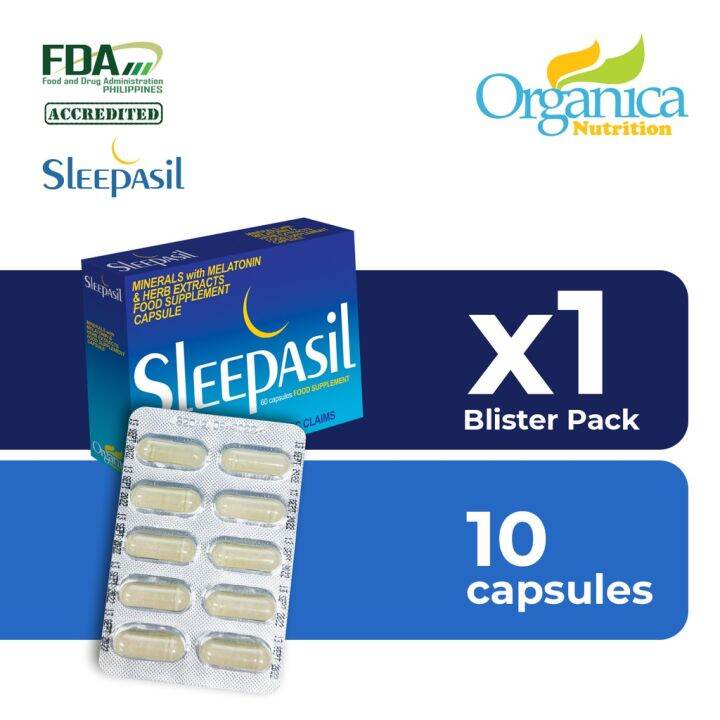 Sleepasil Sleep Supplement (10 Capsules) Lazada PH