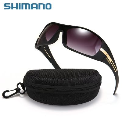 Shimano Polarized Sports Men Sunglasses Fishing Driving Sun Glasses UV400 Lightweight Safety Goggles Male Fishing Glasses