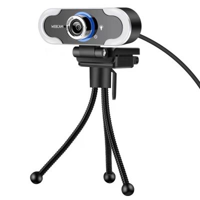 20232k กล้องความงาม HD เดสก์ท็อปโน๊ตบุ๊คภายนอก usb ไมโครโฟนถ่ายทอดสดการสอบซ้ำการสอนการสัมภาษณ์ออนไลน์