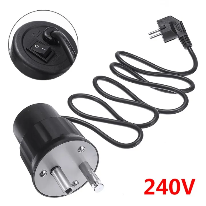 QWORK Grillmotor – Drehspieß Für Grill & BBQ Bis 15 Kg, Leise & Stromsparend